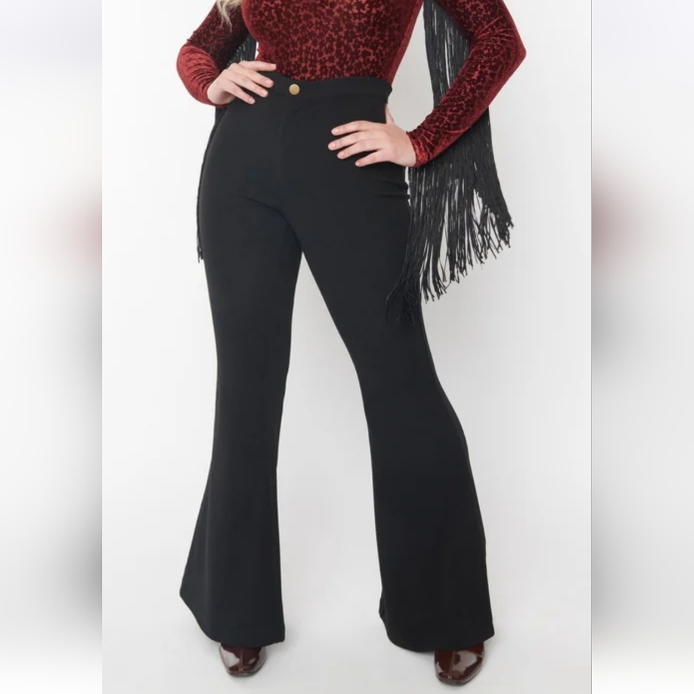 SOLD: Unique Vintage 70s Retro Bell Bottoms Pants, Large